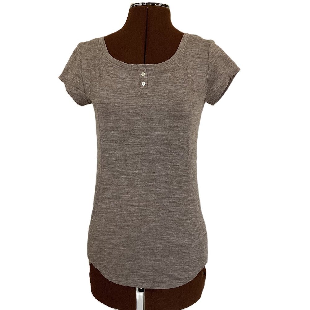 Wool Blend Short Sleeve T